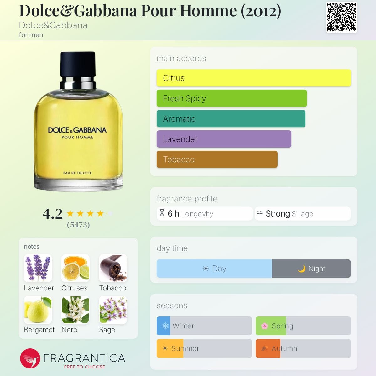 Dolce&Gabbana Pour Homme (2012), bottle, angle