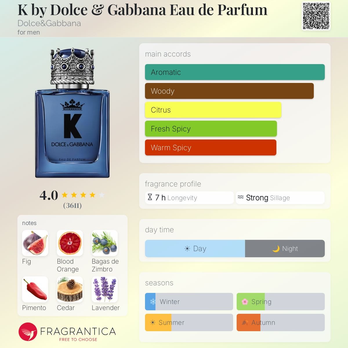 K by Dolce & Gabbana Eau de Parfum, bottle, angle