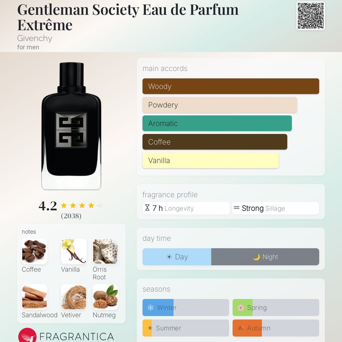 Gentleman Society Eau de Parfum Extrême, bottle, angle