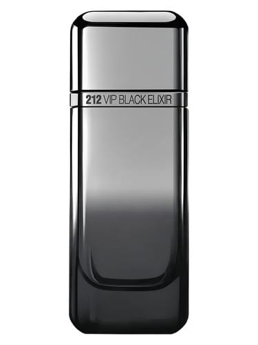 212 VIP Black Elixir, bottle, front