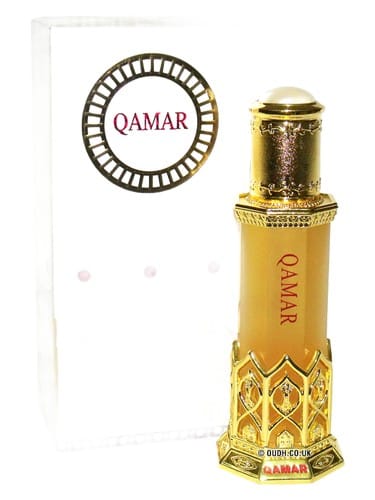 Qamar, bottle, front