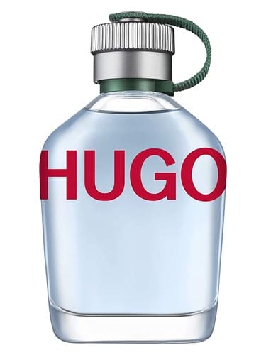 Hugo Man, bottle, front
