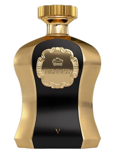 Highness V, bottle, front