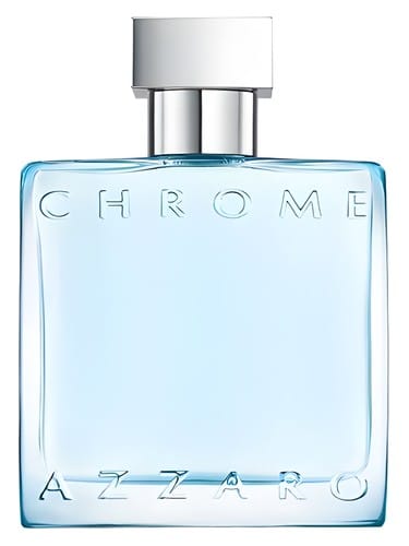 Chrome, bottle, front
