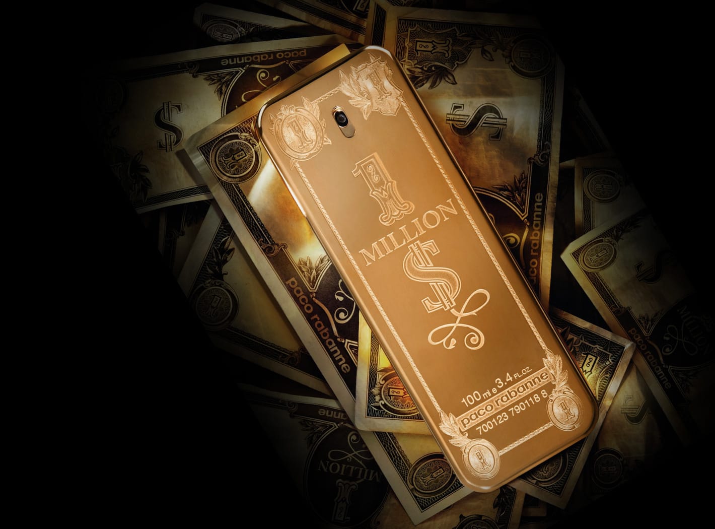 1 Million $, decant + box