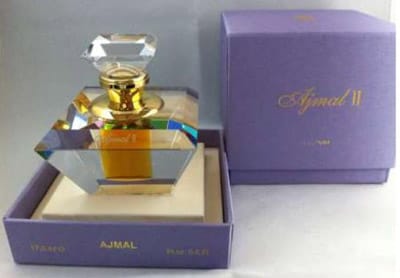 Ajmal II, bottle, angle