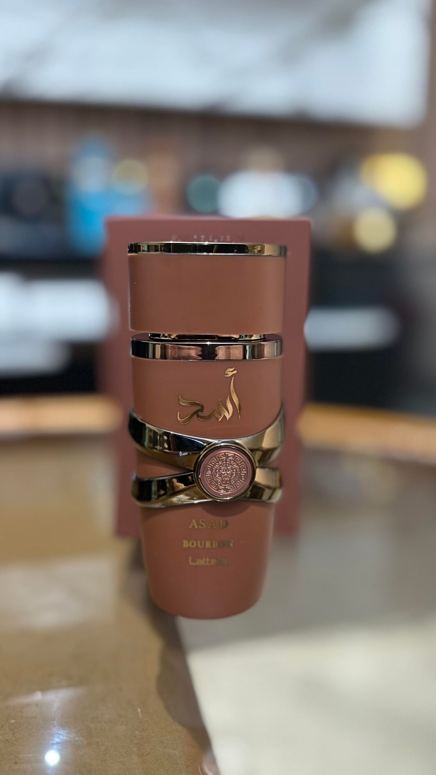 Asad Bourbon, decant + box