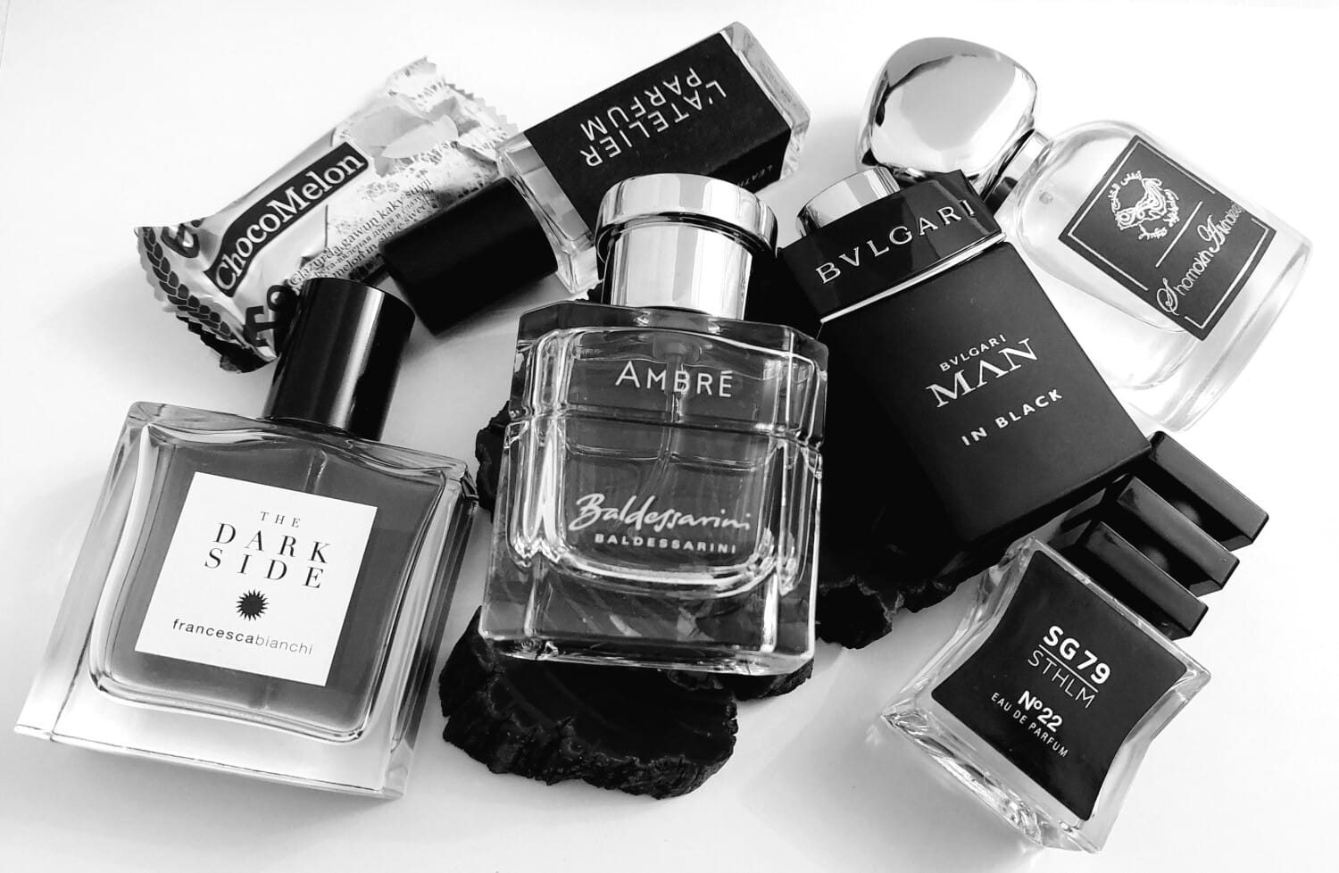 Bvlgari Man In Black, bottle, angle