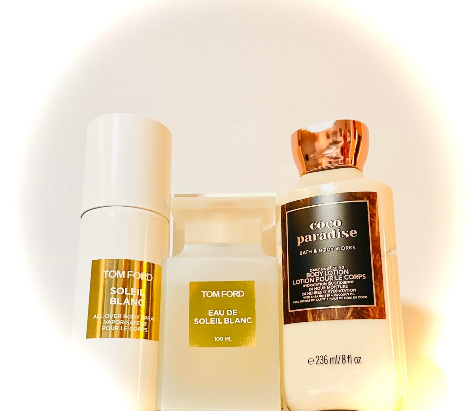 Soleil Blanc, on-skin / lifestyle